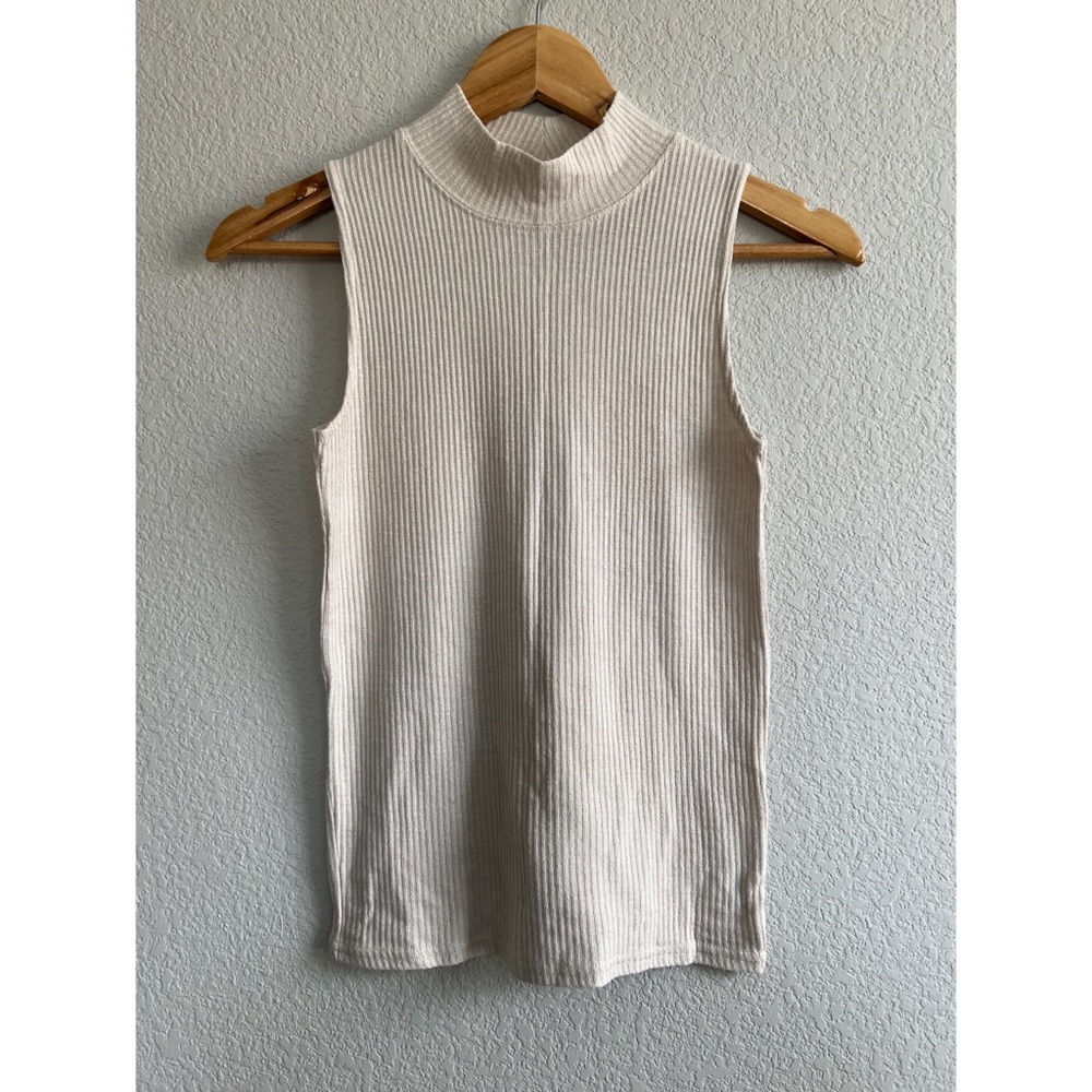 Mock Neck Sleeveless Tank Top Stradivarius